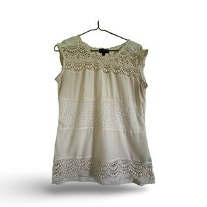 The Limited Pale Pink Lacy Top